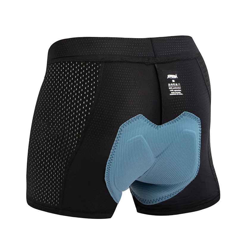AliExpress jepozra Cycling Underwear Shorts Men's Breathable Quick-Dry Mountain Road Bicycle Riding Innerwear Briefs High density sponge pad