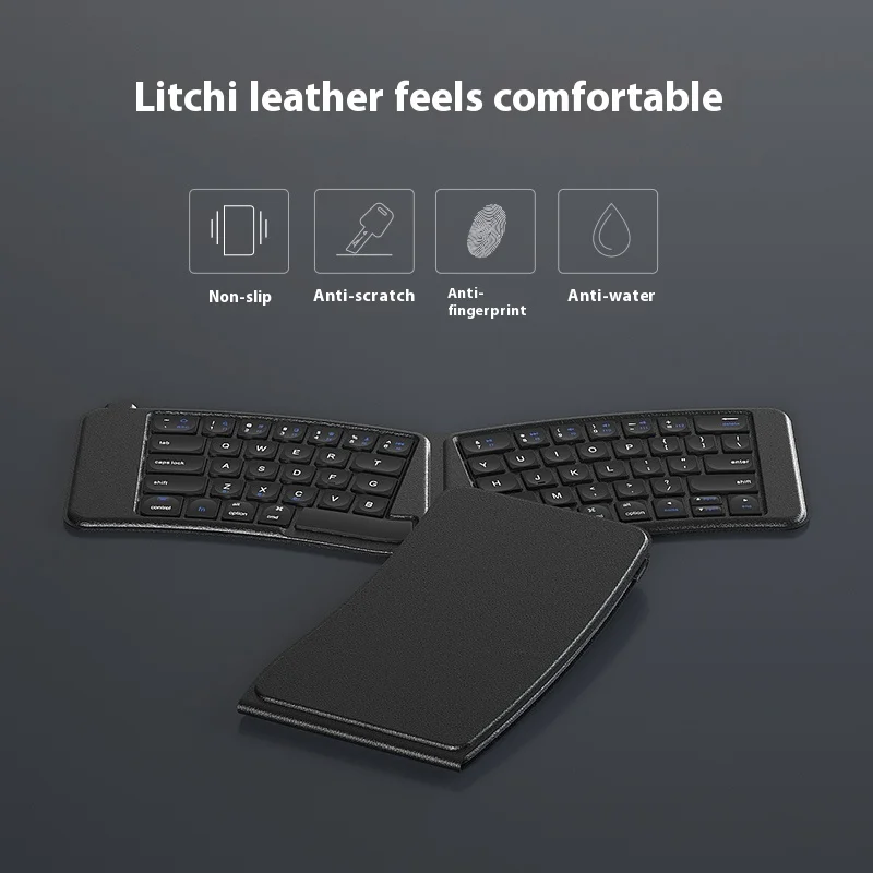 Bow Hb367s Hangshi  Small Wireless Bluetooth Keyboard Keypad Ergonomic Folding Portable Notebook Phone Tablet Ipad Accessories