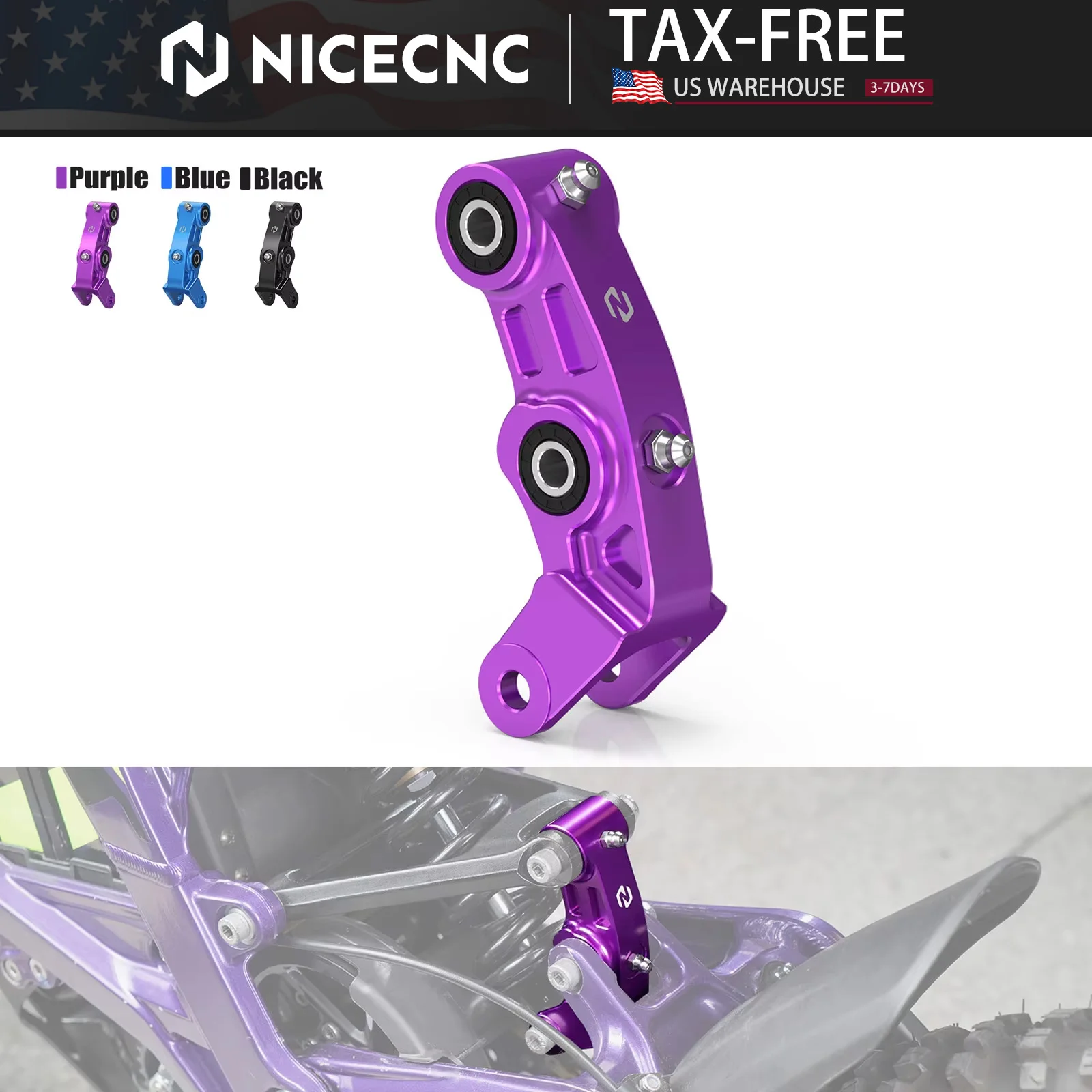 

NICECNC для Surron Light Bee X S L1E электрический велосипед для бездорожья 0,75 дюйма/20 мм, соединение задней подвески для Segway X160 X260 2024 2025