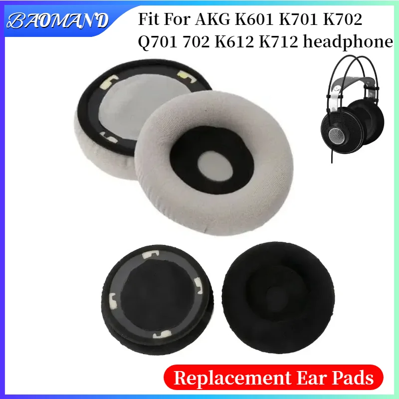 

Ear pads for AKG K601 K701 K702 Q701 702 K612 K712 replacement Earpads headphones Earmuffs Mesh Memory Covers Sponge