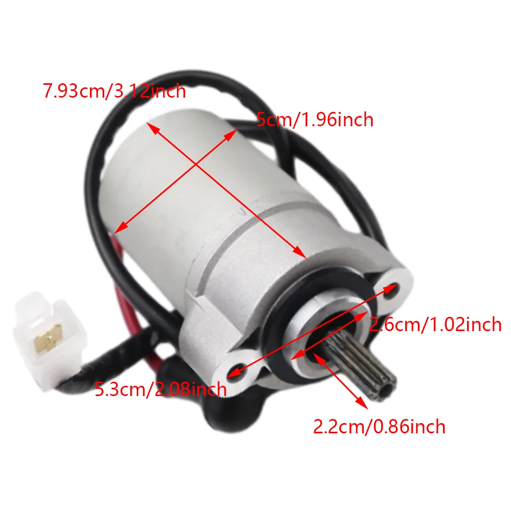 Starter Motor for Yamaha YZF R15 R125 R125A MT125 MT125A WR125 WR125R WR125X 5D7-81890-00 5D7-H1890-01 5D7-81890-01 38B-H1800-01