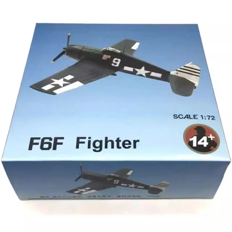 Die Cast Alloy Aircraft Model 1/72 F6f Wwii Hellcat Carrier Based Fighter Simulation Alloy Aircraft Model Collectible Gift