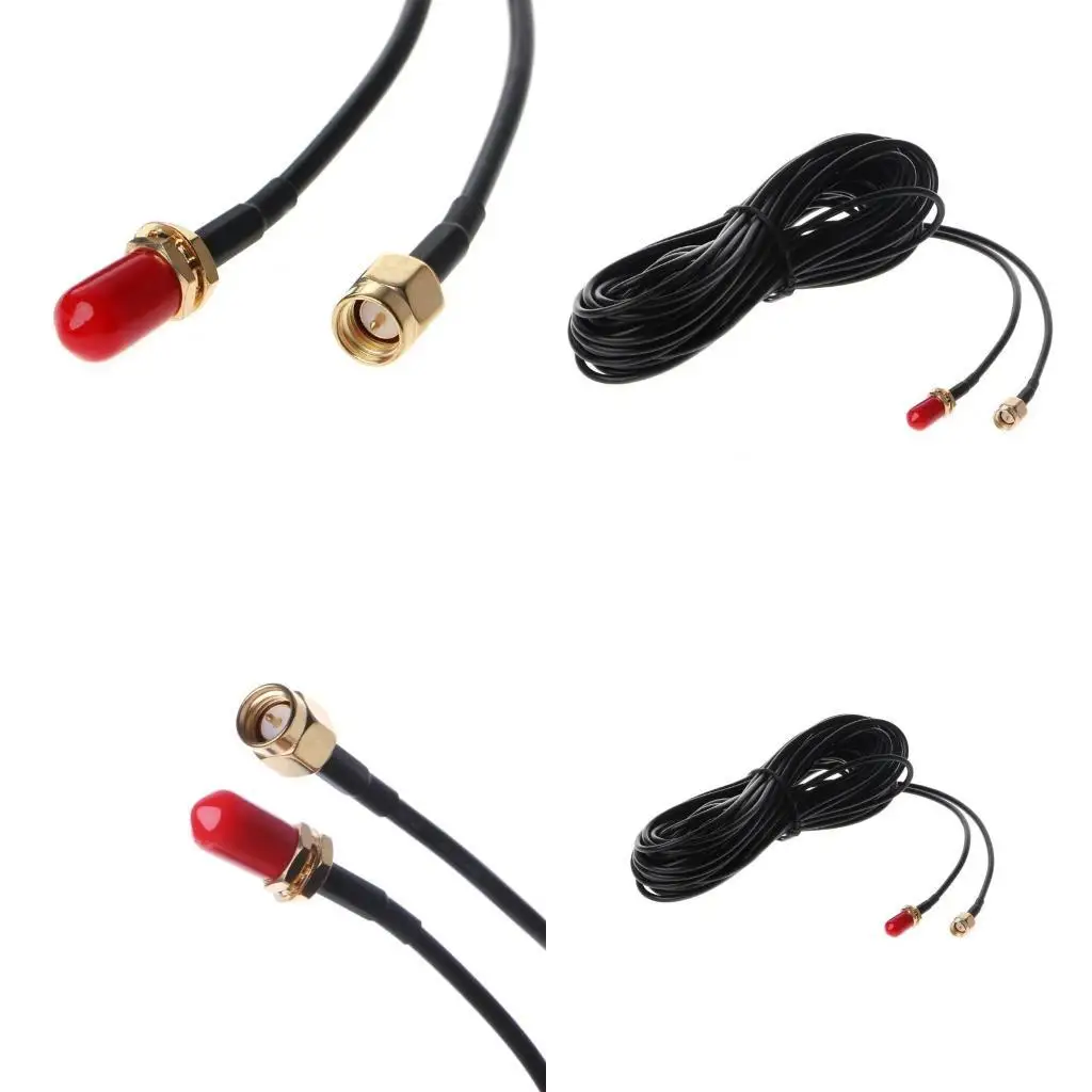 

31BA 10m SMA Male to SMA Female Antenna Extension Cable RG174 Adapter WiFi Router