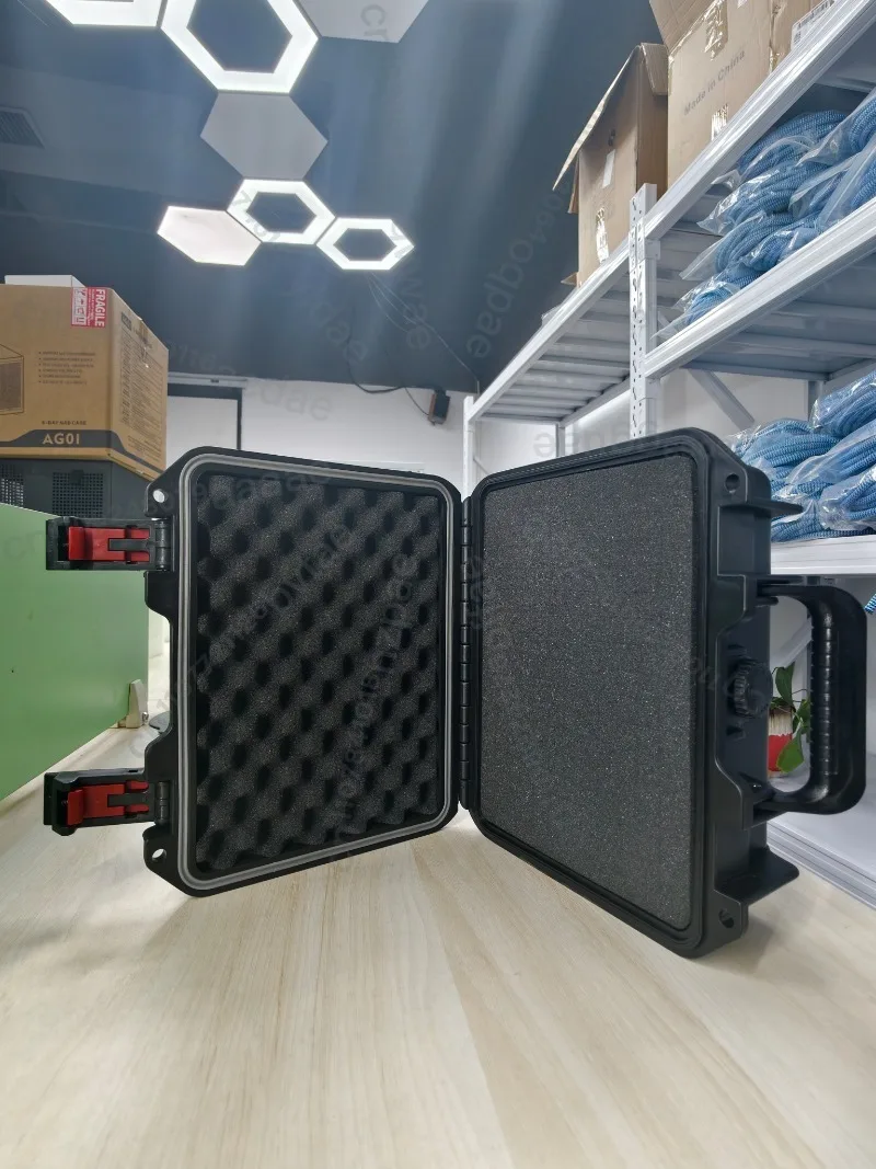 

Двухслойный кейс для хранения микрофонов из полипропилена, защитный футляр для небольших устройств и точных приборов, для звукового оборудования