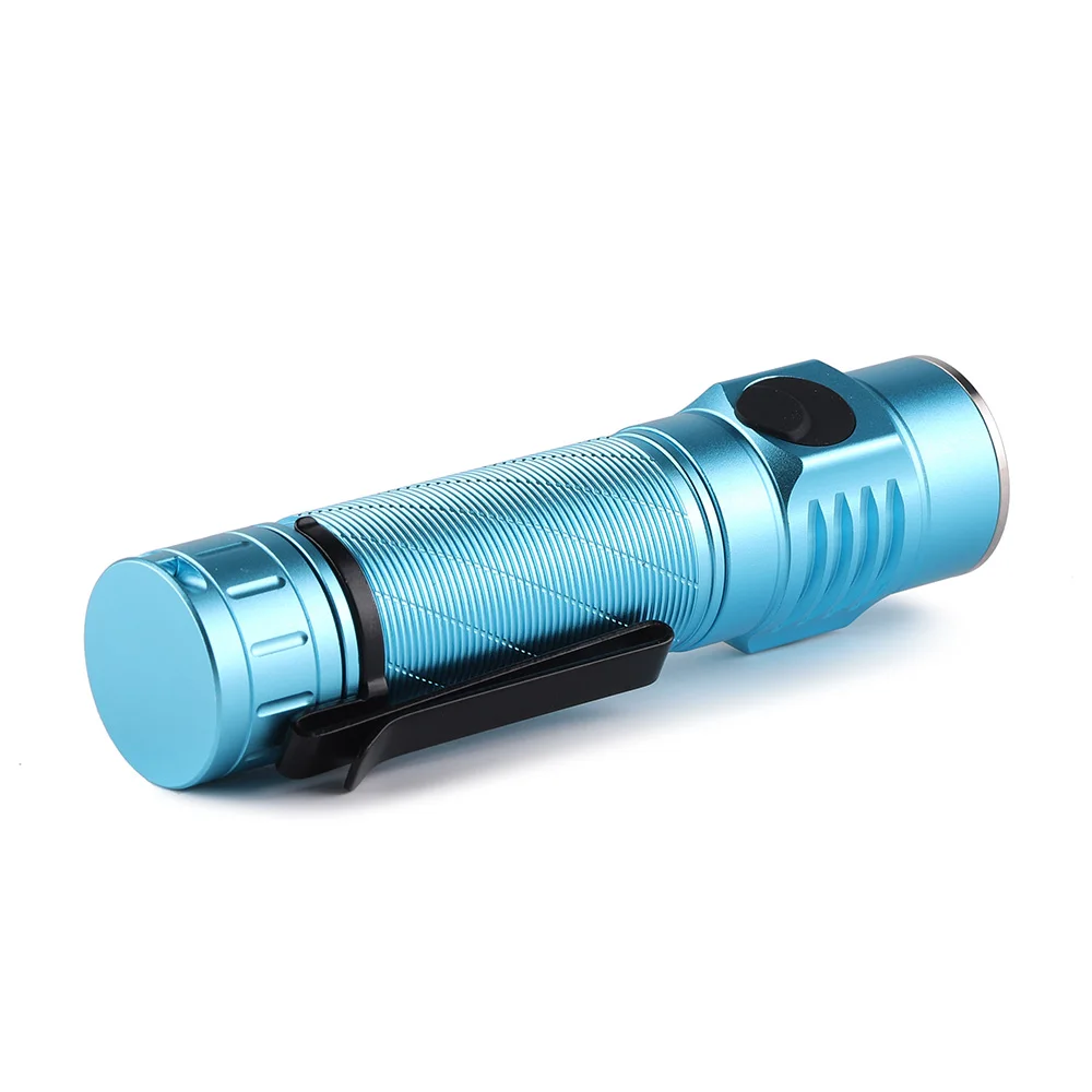 Convoy S21E 519A Flashlight Led Linterna 21700 Torch Camping Lamp Work Light Type-c Charging Port Rechargeable Flash Light