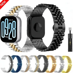 Stainless steel Strap for Redmi Watch 5 Active Metal Bracelet Replaceable Wristband Correa for Redmi Watch 5 Lite 22mm Watchband