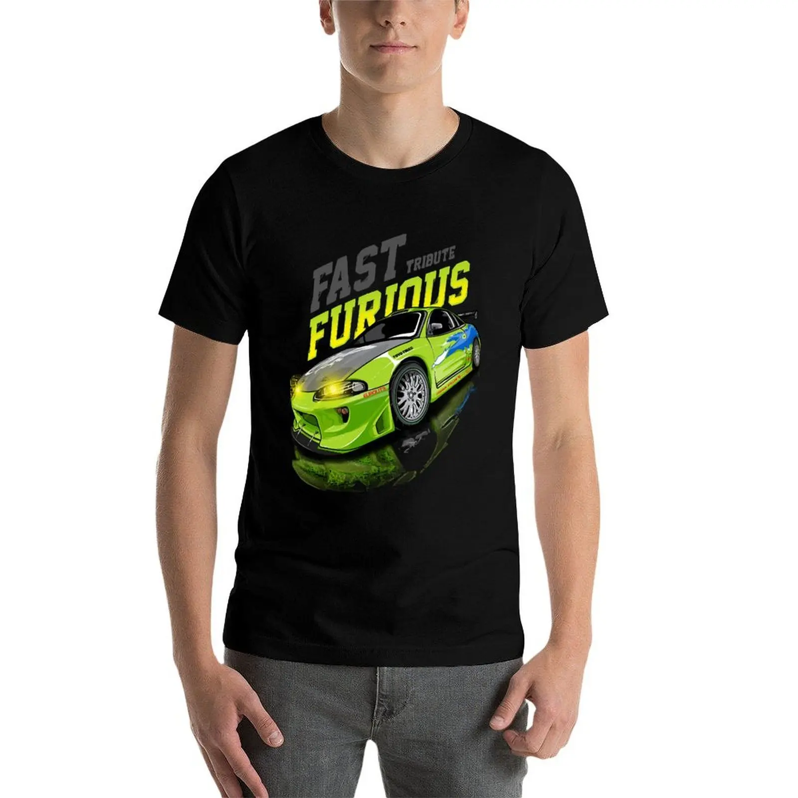 Fast Furious Tribute Paul Walker Perfect Gift T-Shirt Stylish Graphic Short Sleeve Top - view 4
