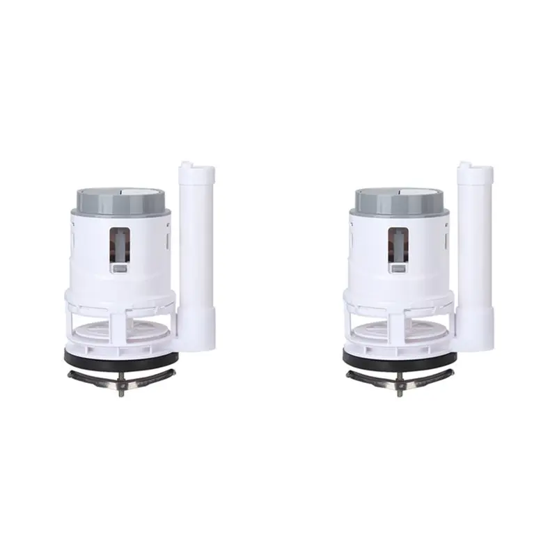 

【ELECTRONIC-ACCESSORIES】2Pcs 16Cm 3Inch Toilet Cistern Dual Flush Valve Bathroom Squatting Toilet Tank Drainage Accessories