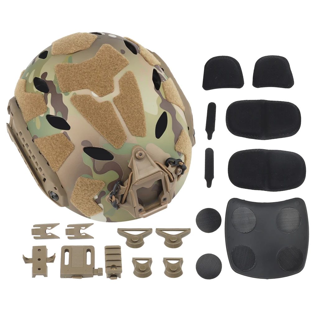 Tactical FAST Camouflage Helmet SF SUPRT HIGH CUT Compatible Earphones Second Generation Helmet