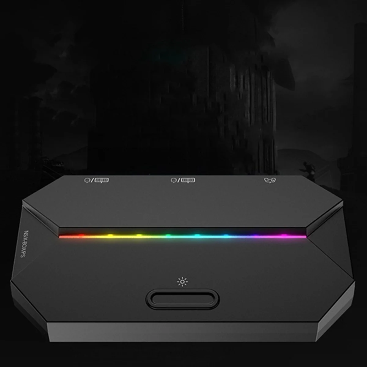 ABGN G6L Conversor de teclado e mouse para jogos Adaptador de controlador móvel com fio portátil para interruptor