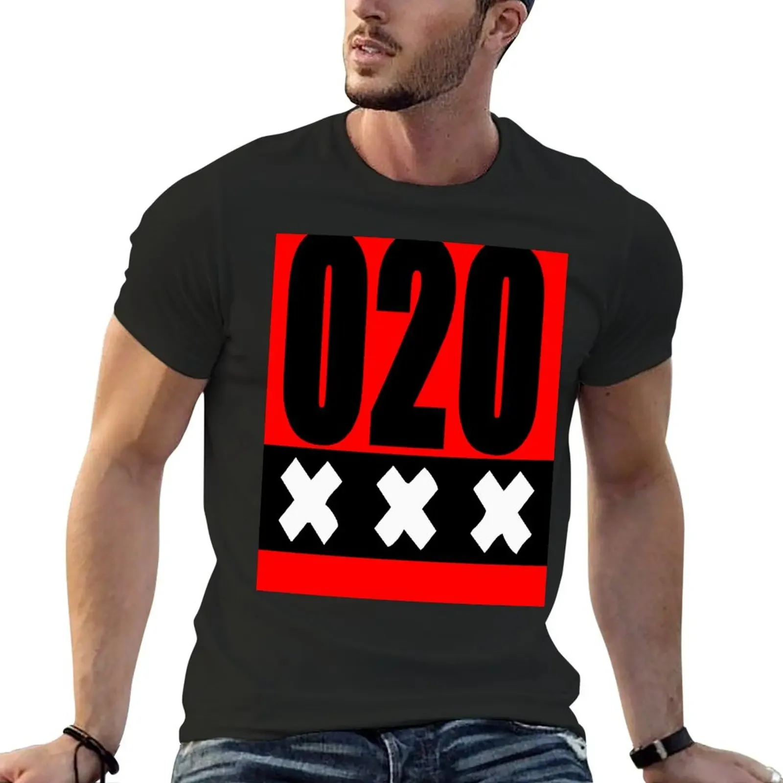 Amsterdam 020 T-Shirt new edition oversized men workout shirt