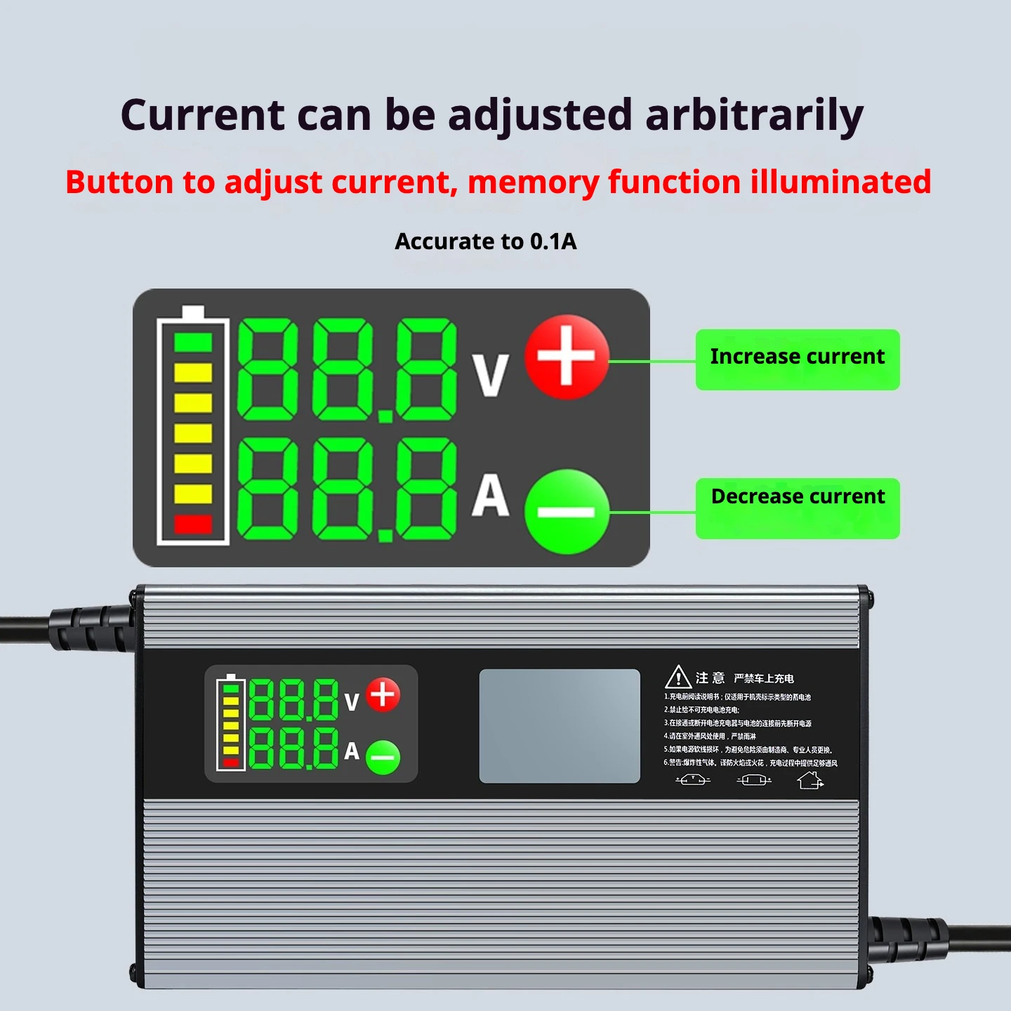 

Зарядное устройство для литий-ионных и LiFePO4 аккумуляторов 10А 20А с регулировкой тока, 48В 58.4В 72В 60В 67.2В 84В 54.6В, 13S 16S 20S 24S, быстрая зарядка, запчасти