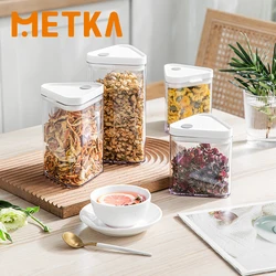 Cabinet Refrigerator Sealed Storage Container Food Storage Jars Set Stackabler Kitchen Organizer Tea Coffee Food Container set