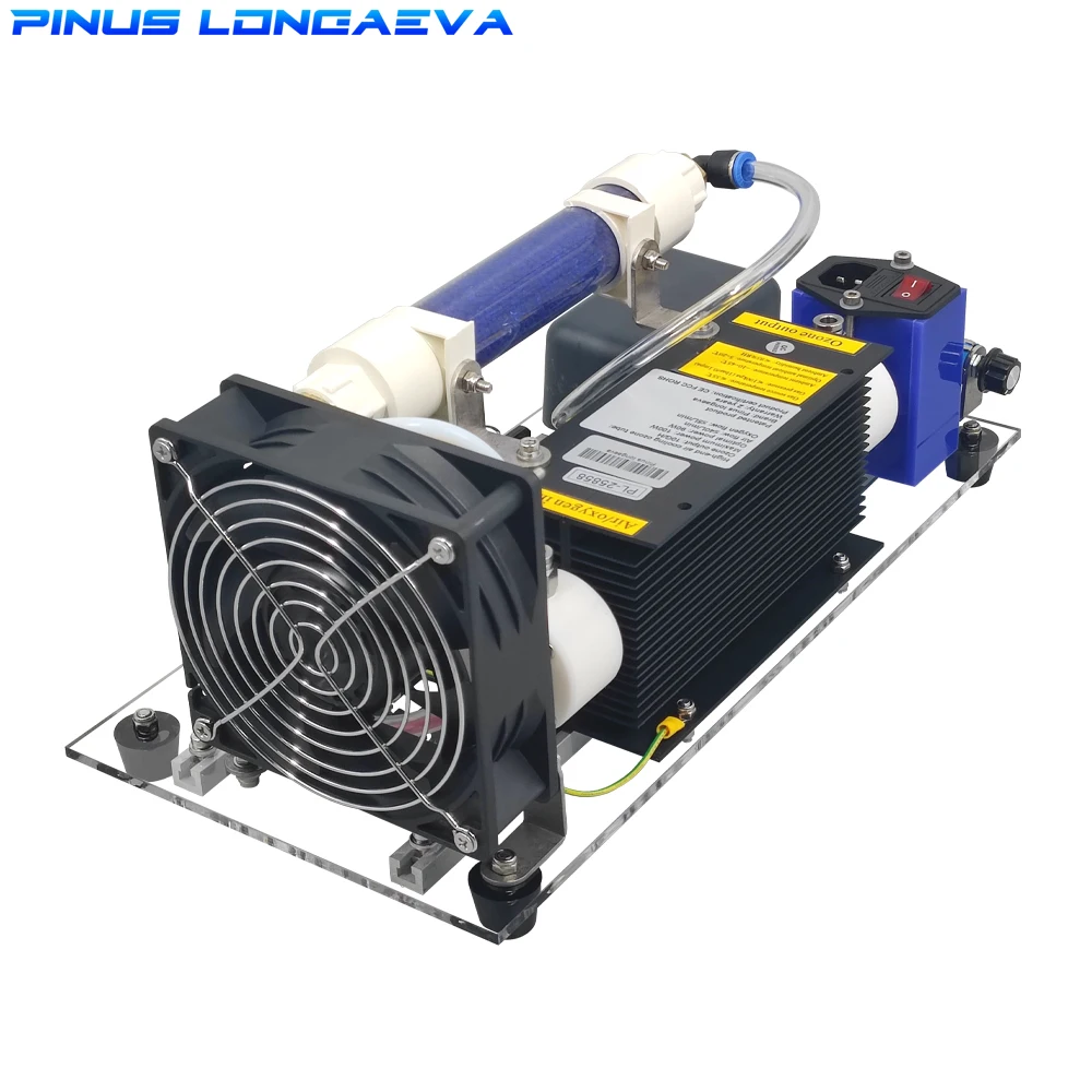 Pinus longaeva F1 10 g/h 10 gramos ajustable simple ozono estanque de peces máquina de desinfección ozono aire agua tratamiento purificador