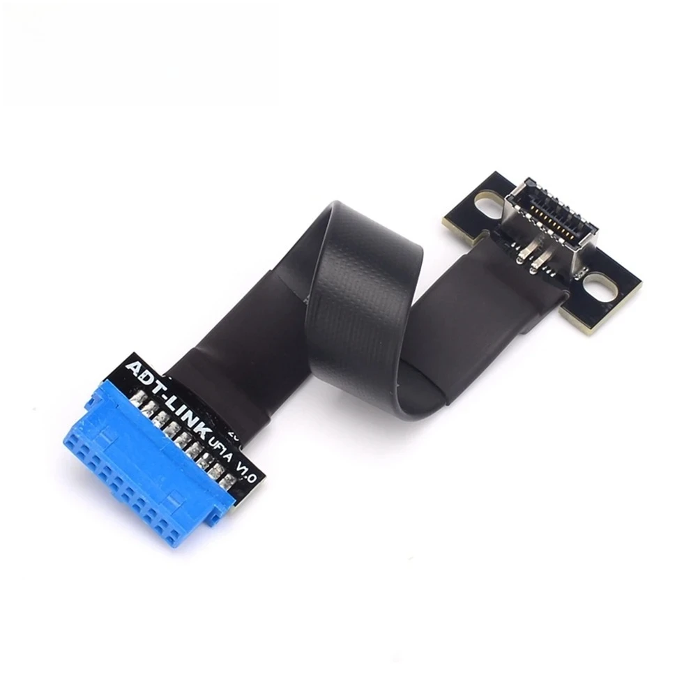 

USB 3.0 Type E Type E Adapter 20pin 19pin Converter Cable Front 3.1 3.2 for PC Motherboard Riser F9T F1A Internal Header