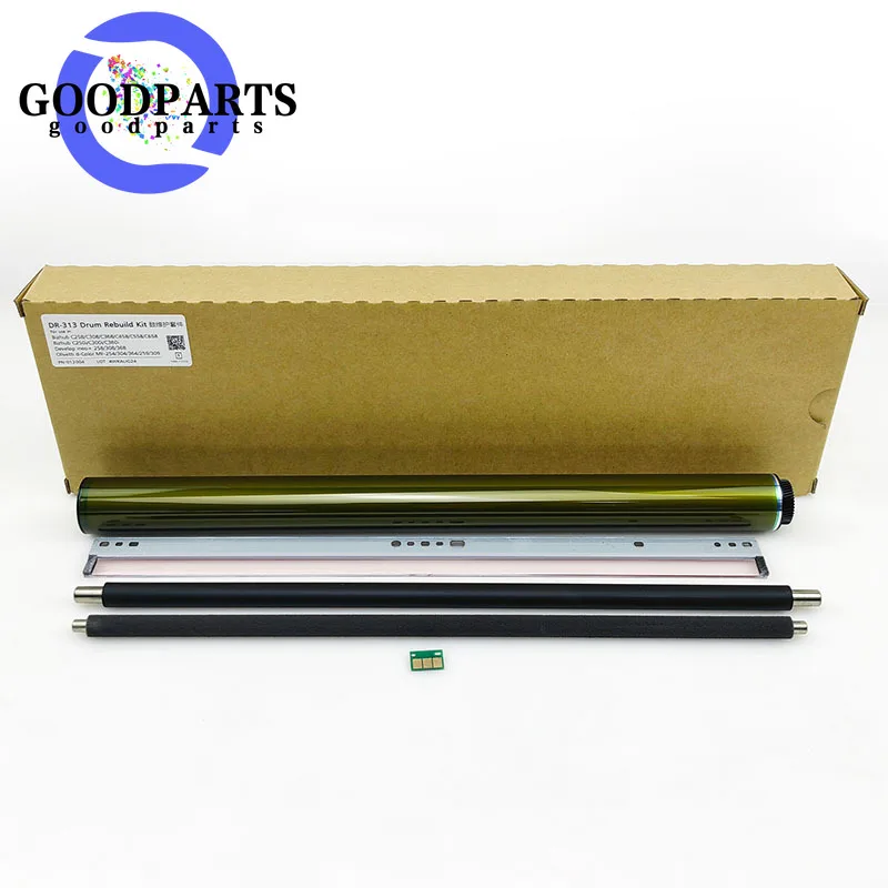 1Set DR316 Drum Unit Rebuild Kit For Konica Minolta Bizhub C250i C300i C360i  Tambor OPC Cleaning Blade PCR Cleaning Roller