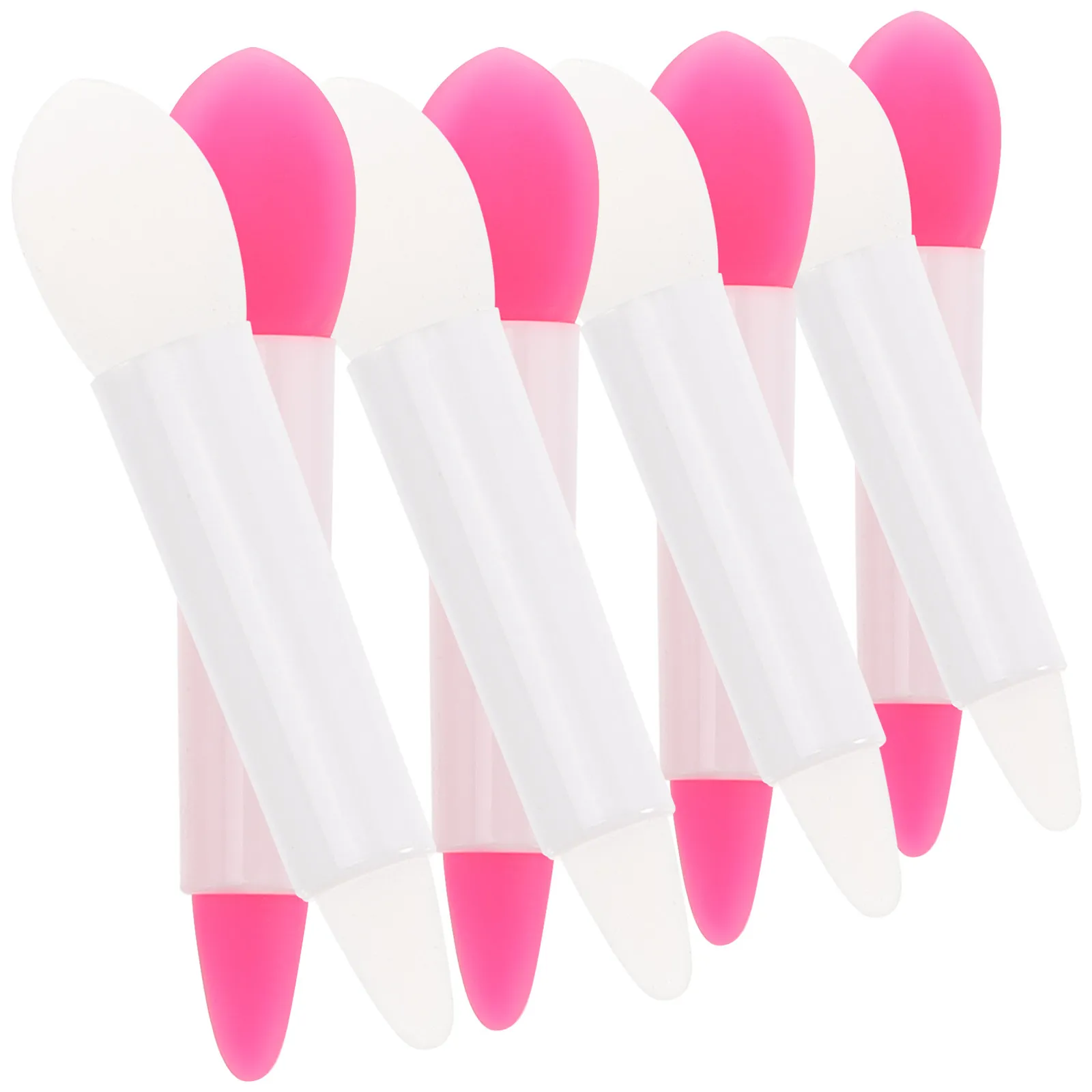 16 stuks siliconen lippenborstel make-up tool voor oogschaduw lippenstift balsem glans applicatie professioneel gebruik oogschaduwborstel