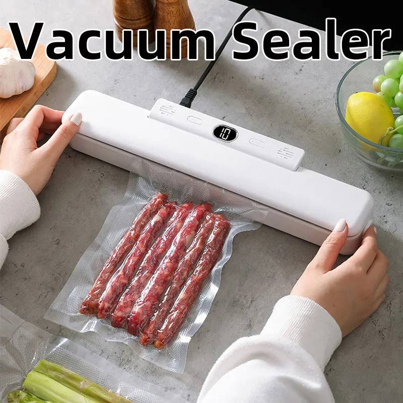 

New Automatic Vacuum Sealing Machine, Small Household Packaging Machine, Kitchen Preservation Machine, Food Sealing Machine