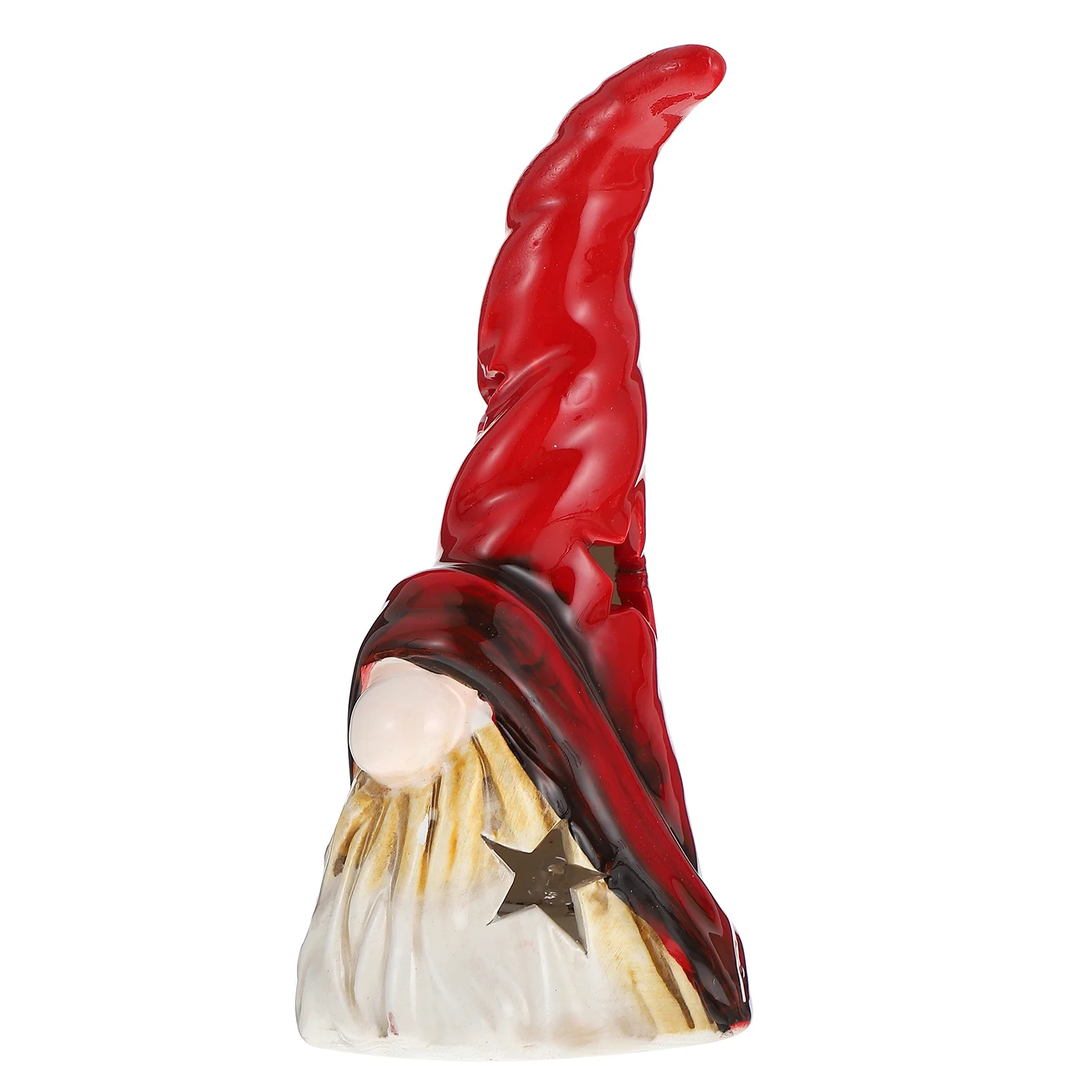 

1Pcs Xmas Ceramic Adornment Glowing Desk Decoration Lovely Festival Light Party Supply Home Decor Xmas Ceramic Decoration