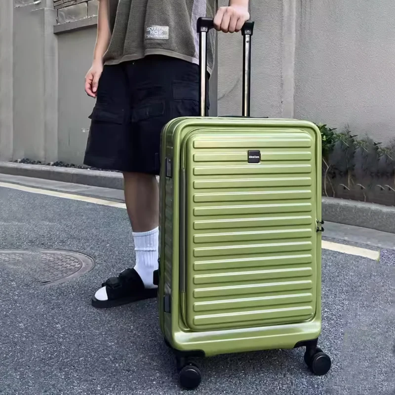 

Дорожные чемоданы с передним открытием, ABS + ПК, легкий чемодан на колесиках, расширяемый многофункциональный 20-дюймовый чемодан для салона