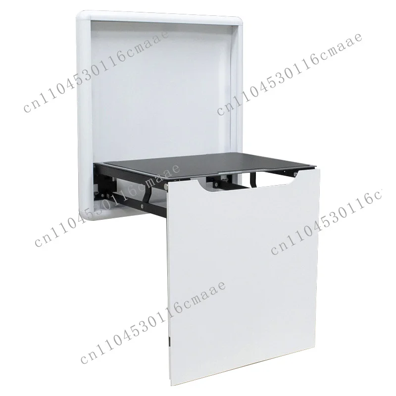 Wall-mounted folding shoe stool 430mm, simple design, suitable for the entrance