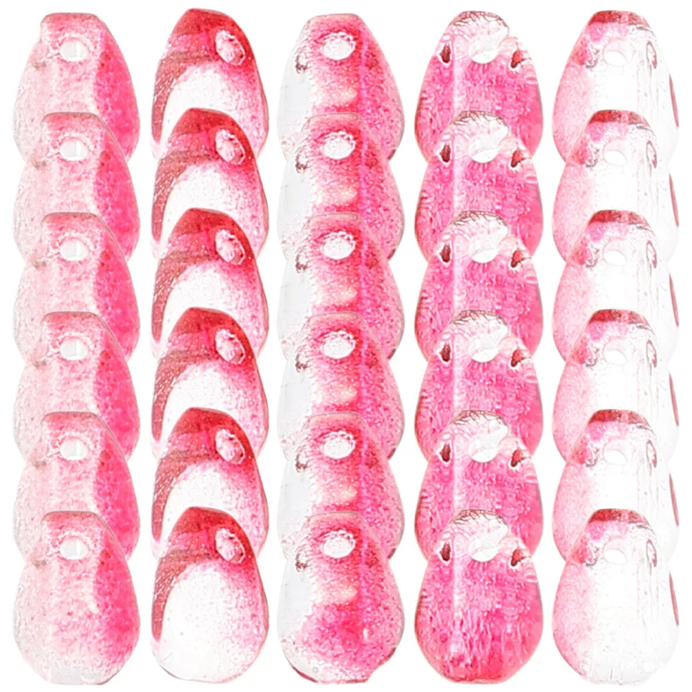 

150 Pcs Drop Hairpin Material Large Hole Glass DIY Craft Jewelry Making Bracelets Necklaces Home Decor Gifts