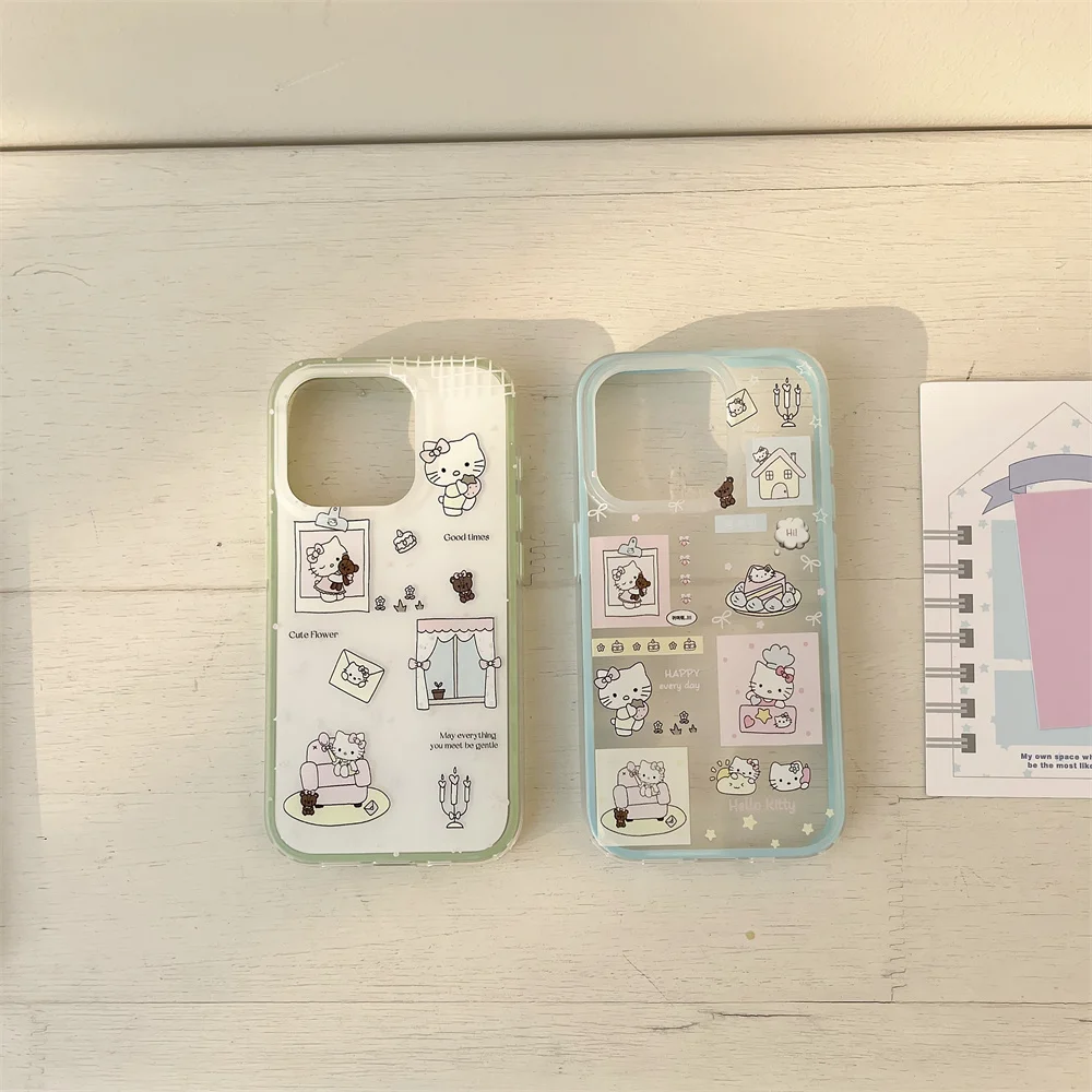 헬로 키티 전화기 보호 케이스 이미지