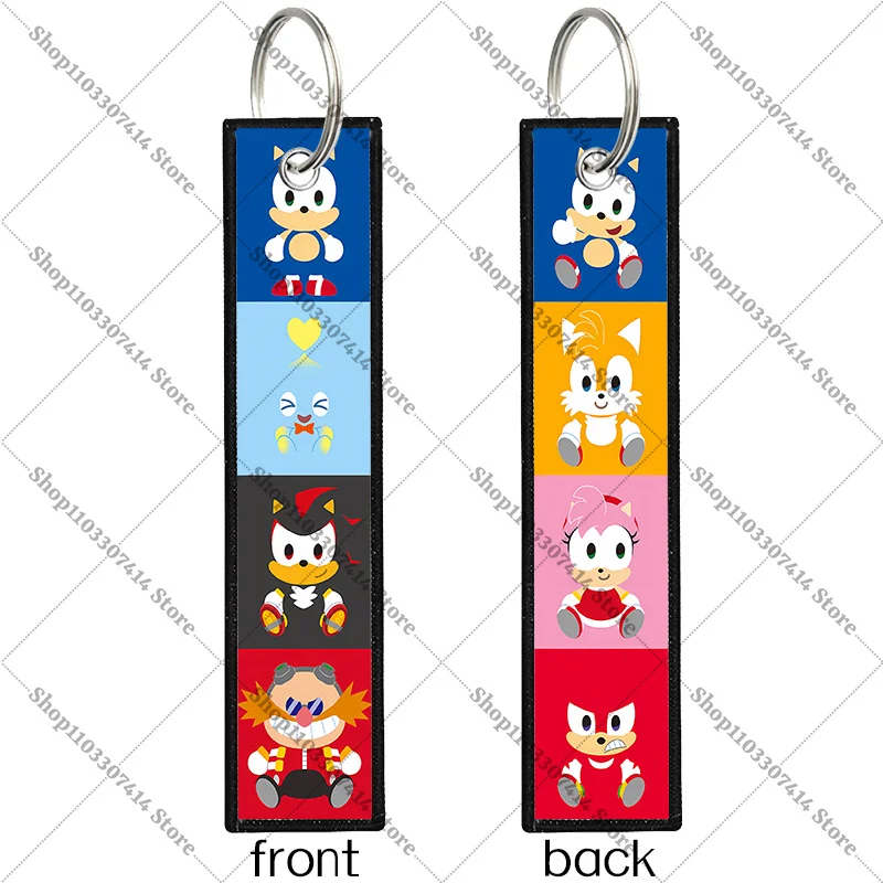 Anime Game Creative Keychain Accessories Cartoon Cute Keyrings Hedgehog Fashion Keyring Backpack Bag Ornament Birthday Gift 2026 - view 2