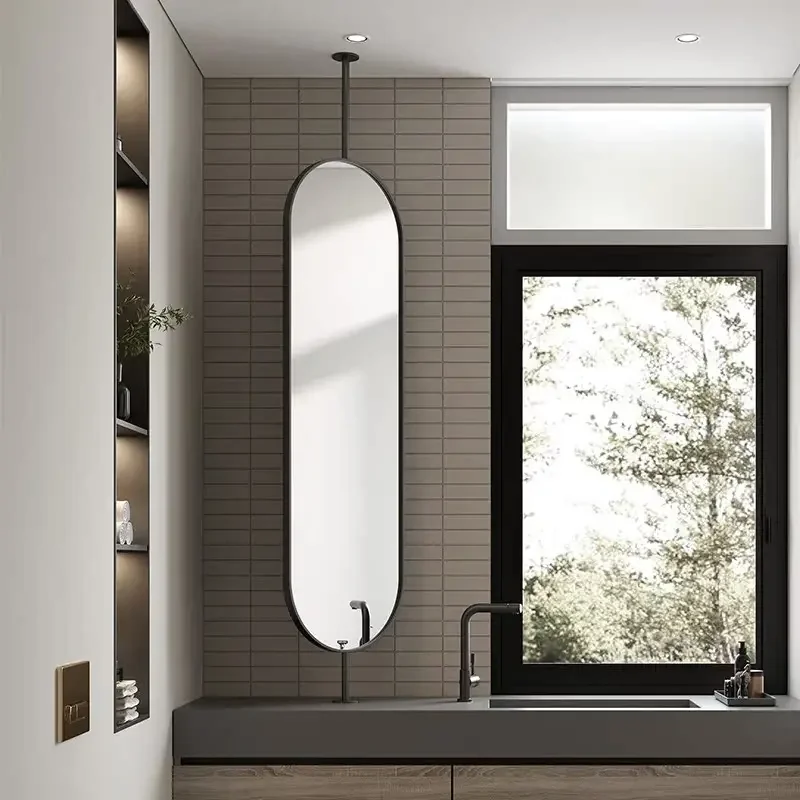 Mirror Durable Decorative Bathroom Waterproof Humid Environment Long Term Use Reliable Performance Espelhos De Paredes Decor