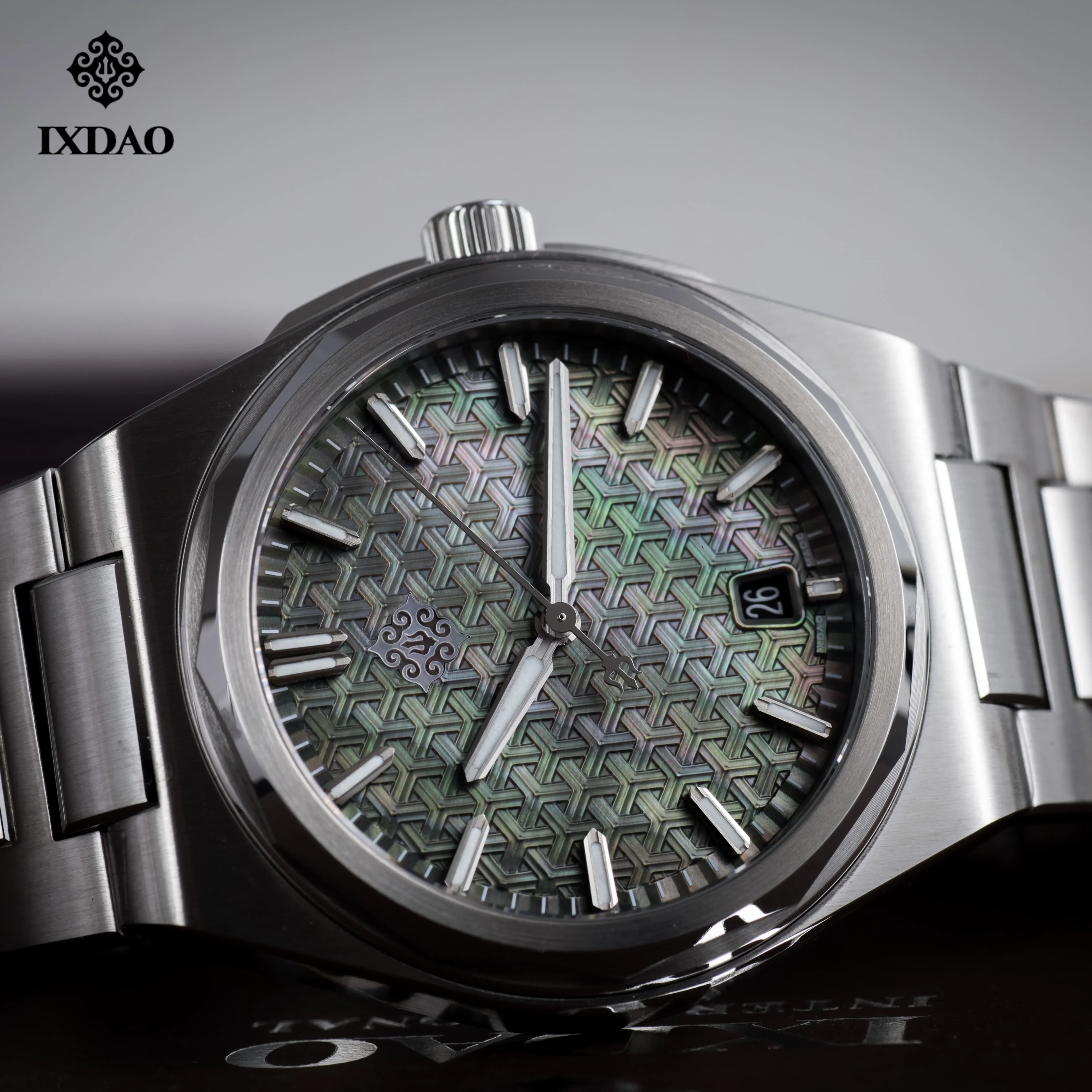 

IX & DAO 2025 Новые 37 мм мужские автоматические механические часы Warrior Miyota 9015 Механизм с сапфировым стеклом Нержавеющая сталь Водонепроницаемые 10 бар BGW