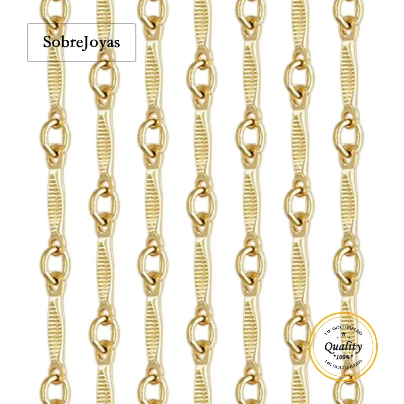 

Барная цепочка, заполненная золотом 14 карат, 1,3 мм, с рисунком, драпированная цепочка, незаконченная цепочка, золотые украшения, минималистичная золотая цепочка, ювелирные изделия своими руками