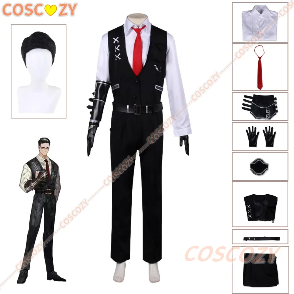 

Игра Limbus Company МеріДСуль Sinner # 5, костюм для косплея, парик, униформа, костюм для Хэллоуина, Рождественской вечеринки, индивидуальный размер, любой размер