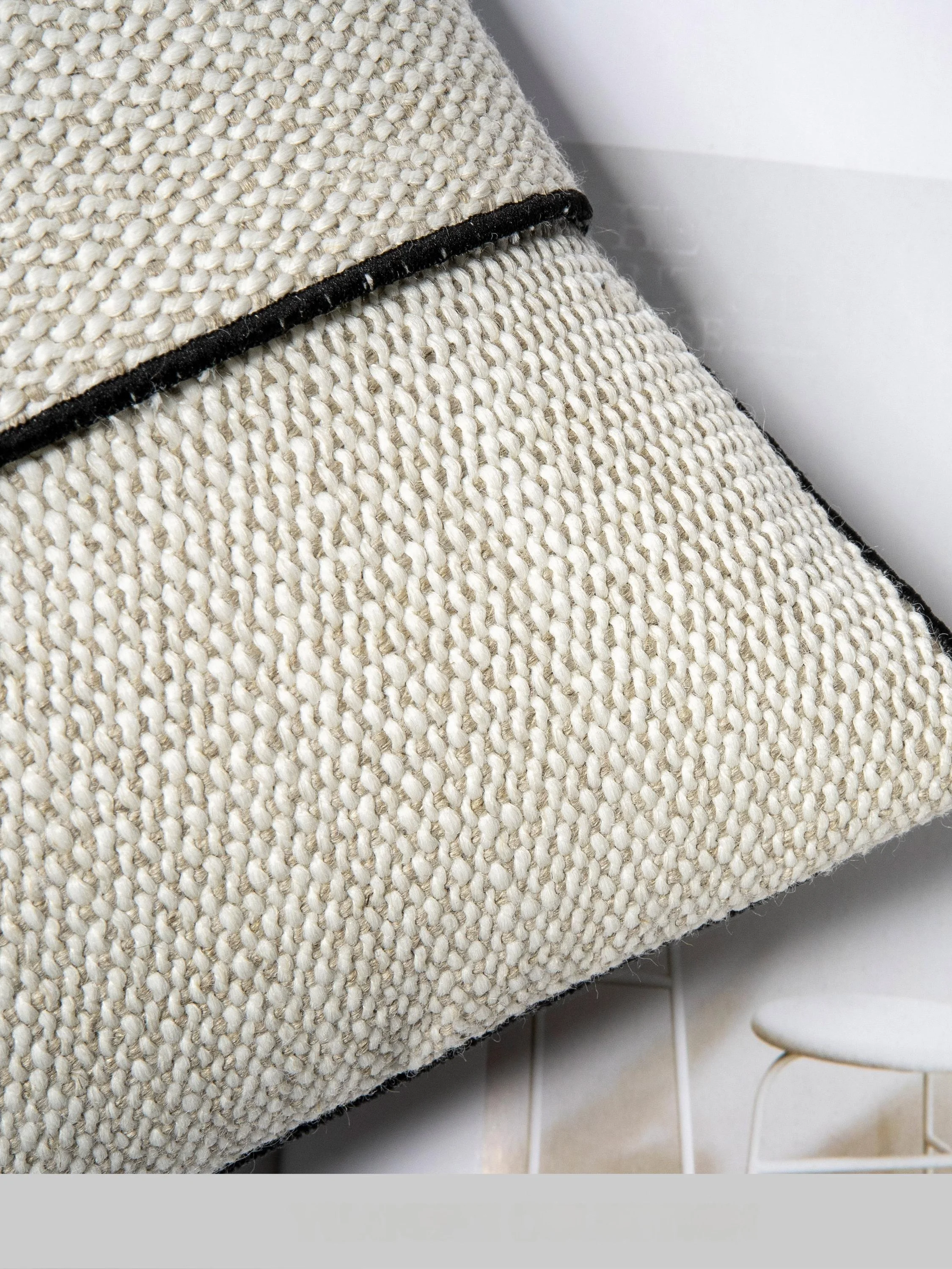 

Наволочка в стиле Ваби-Саби из тканого хлопка и льна, бежевая, для дивана в гостиной, для демонстрационного зала, прямоугольная, для декоративной подушки