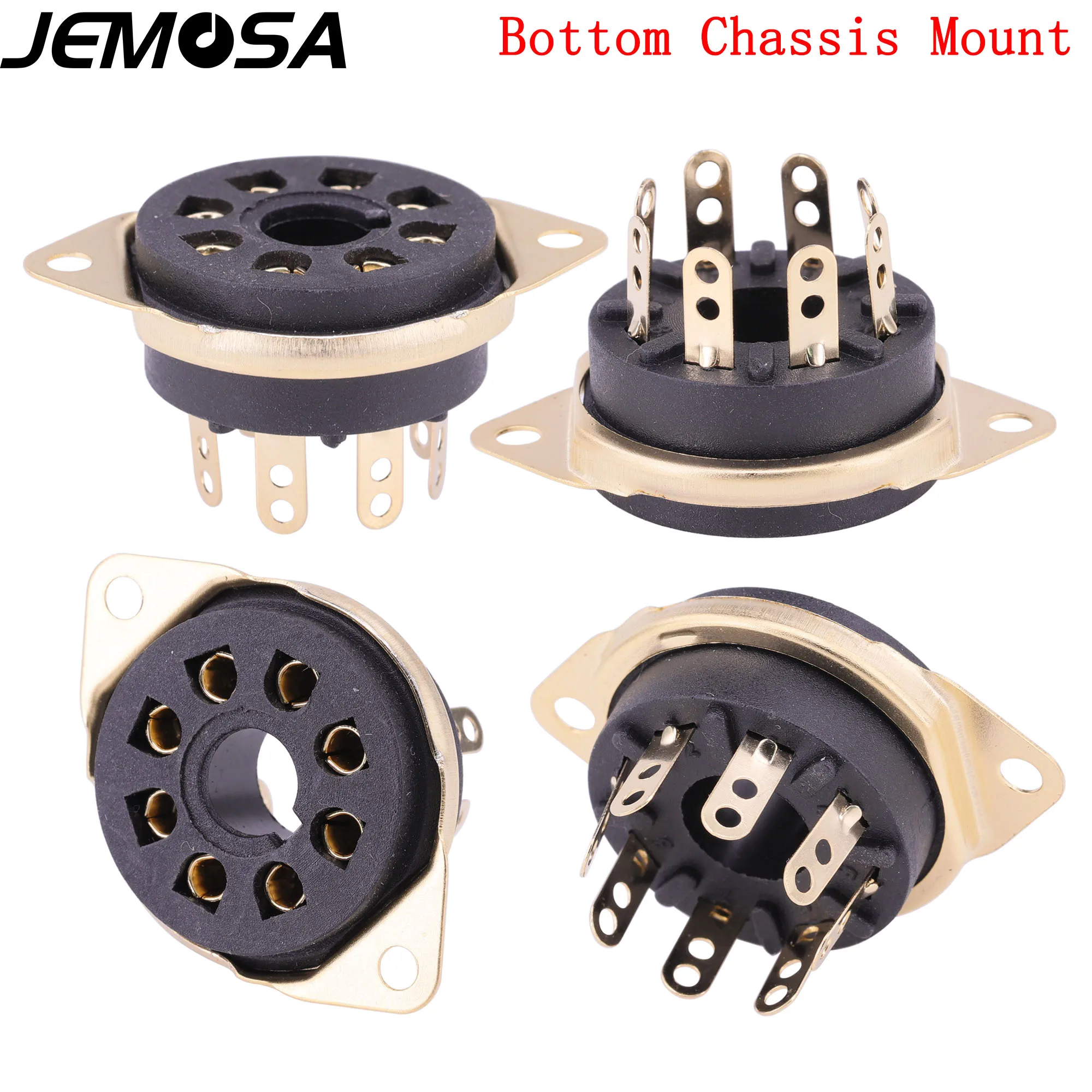 GZS8-B de tubo de baquelita de 8 pines para KT88, 6SN7, 6V6, 6L6, 6N8P, 6SL7, GZ34, 6CA7, EL34, tubo de vacío, amplificador de Audio HIFI DIY