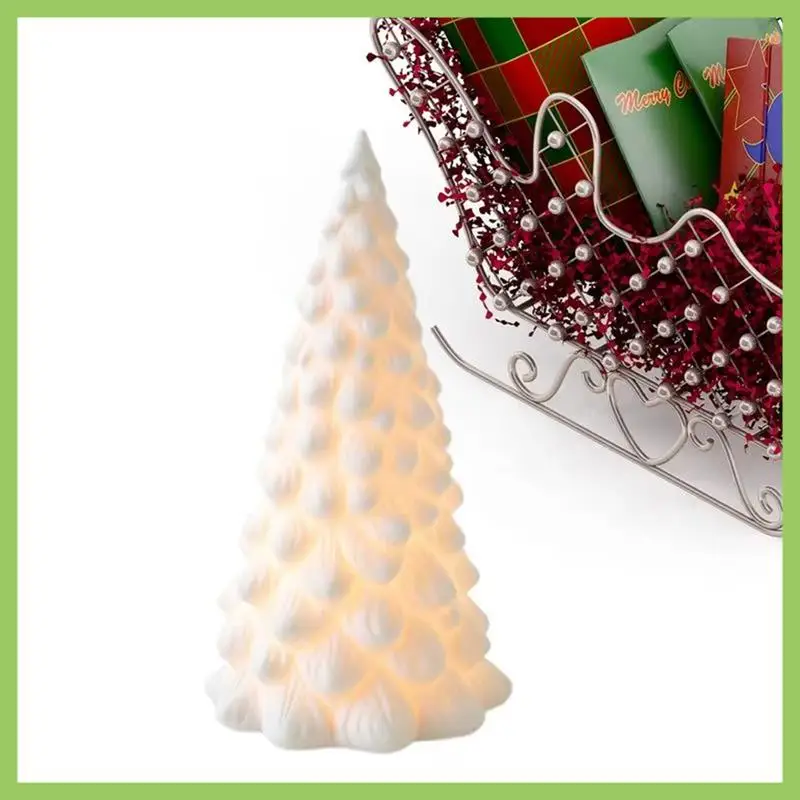 

ABJT-Light Up Christmas Tree Christmas Trees With Lights Artificial Table Top Decorations Unique Ornament