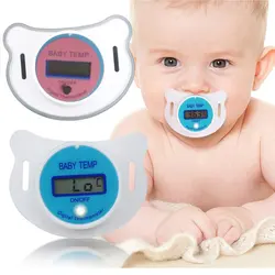 Infant Thermometer LCD Digital Infant Temperature Mouth Nipple Temp Thermometer Pacifier Thermometer