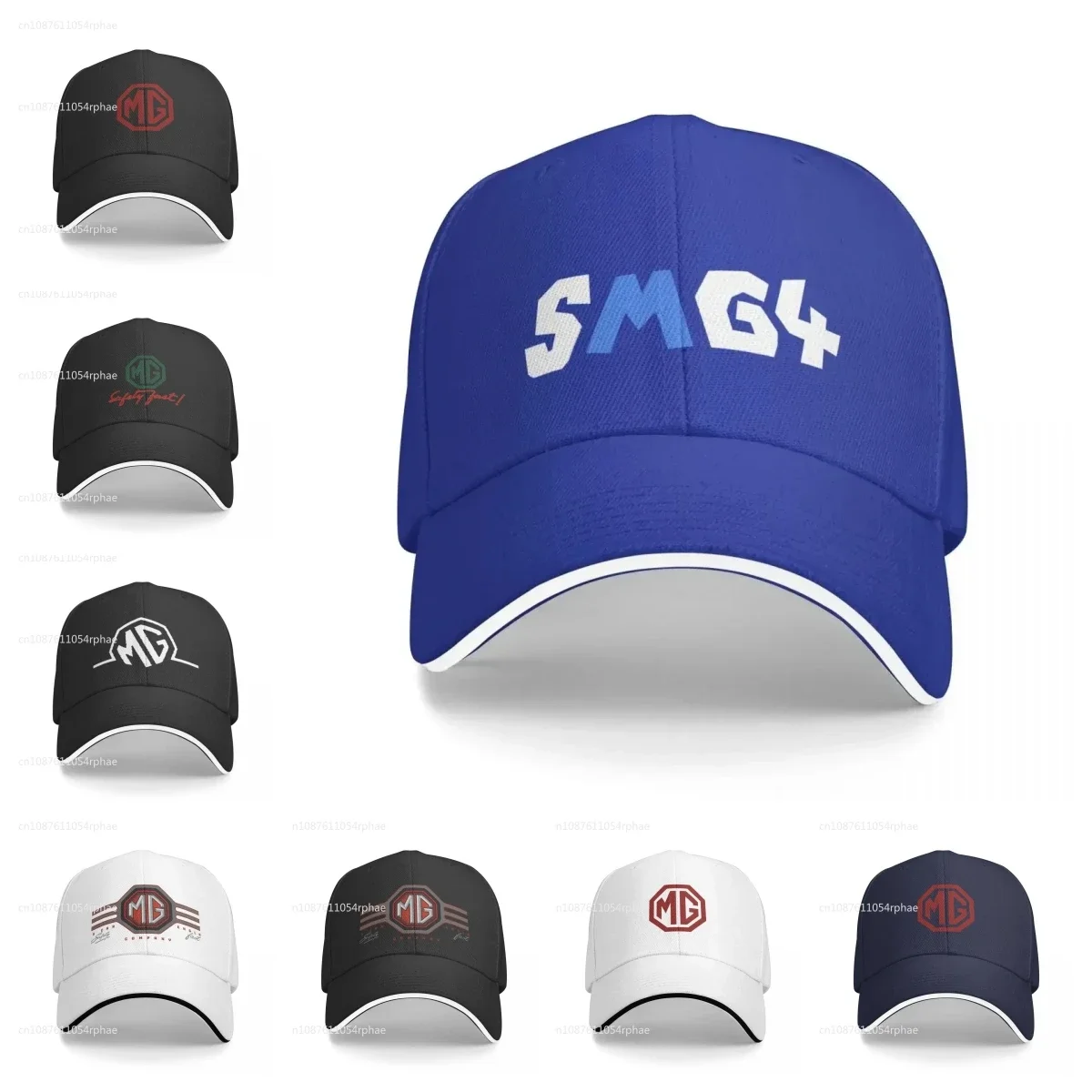 New Smg4 Merch Smg 4 Logo Baseball Cap Luxury Man Hat Bobble Hat Women'S Golf Wear Men'S