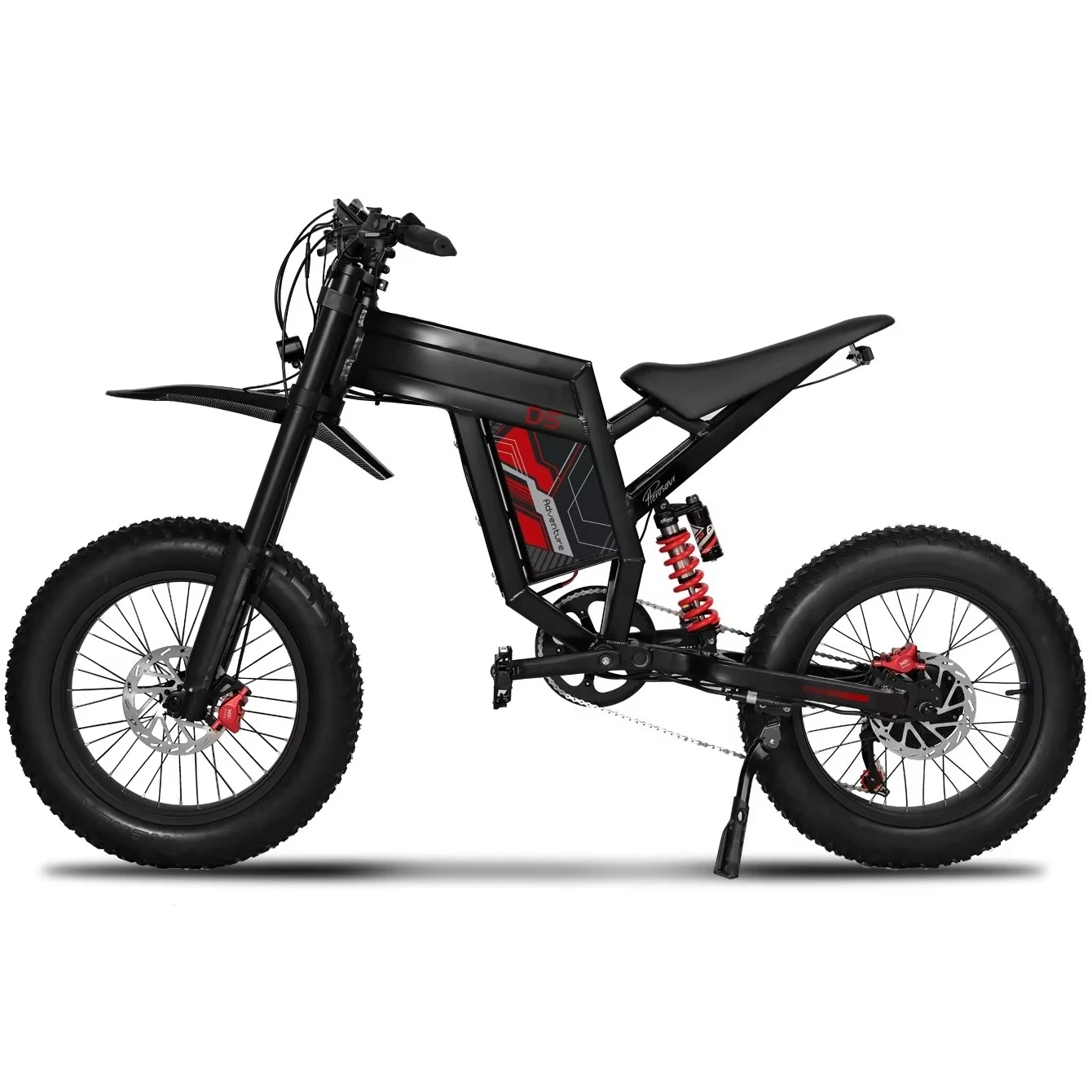 RRE QQA HEZZO D5 electric bicycle 60V 3000W powerful electric off-road vehicle, 43 miles per hour, aluminum alloy frame, electri