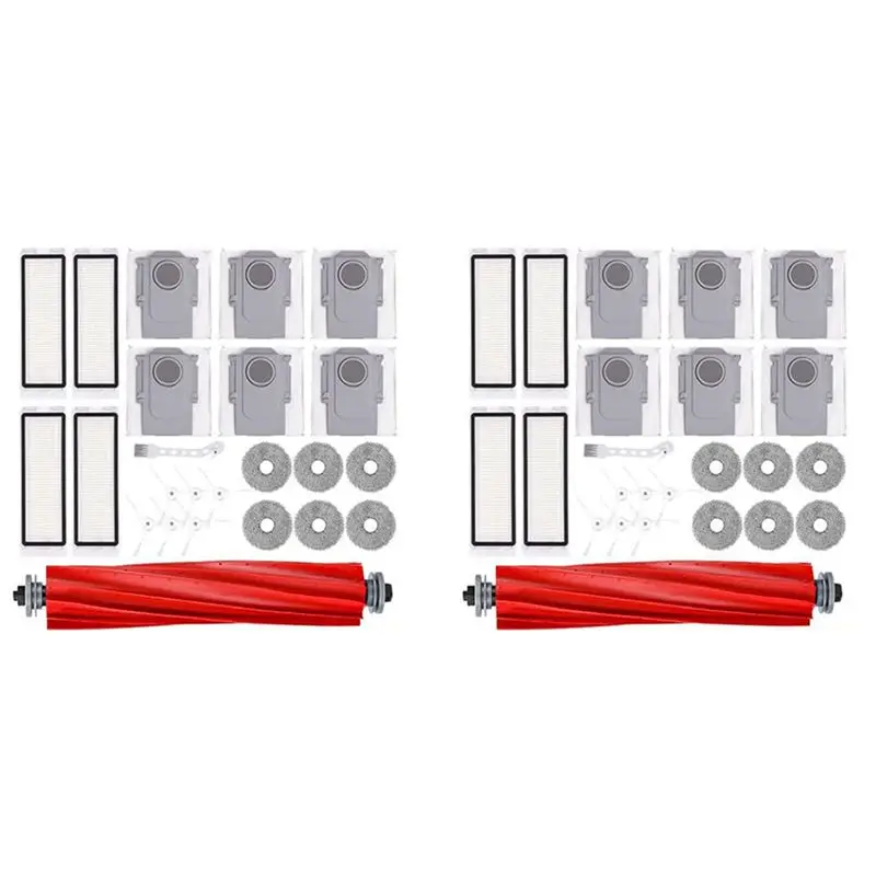 AT29-2 Set For Roborock Q Revo S/Q Revo Maxv/Q Revo Pro Robot Vacuum Cleaner Main Side Brush Hepa Filters Mop Cloth Dust Bags