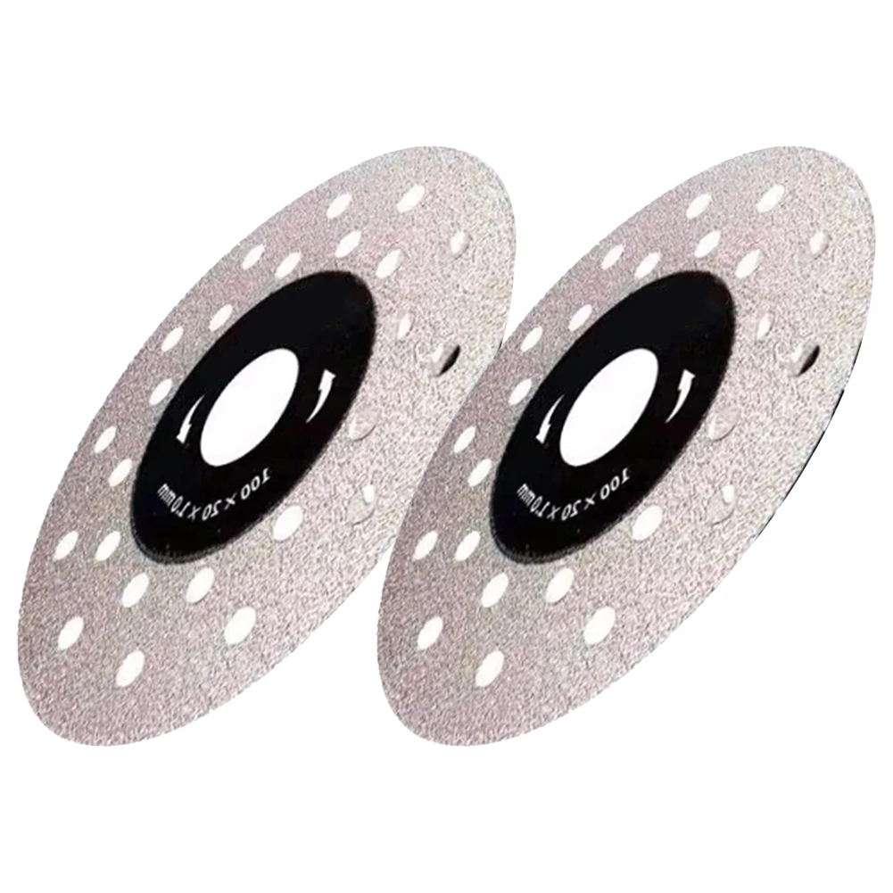 

Blades Saw Blade 20mm 25mm 2PCS 100mm Rock Slab Cutting Disc Emery Saw Blade Grinding Disc Polishing 4 Inch New