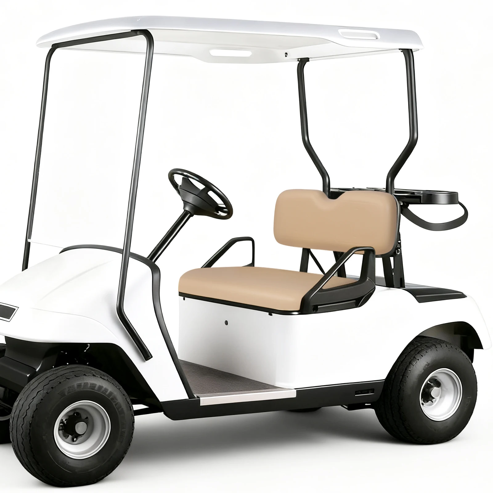 

Replacement Cushion Golf Cart Front Cushion Set for EZGO Medalist TXT (Beige)