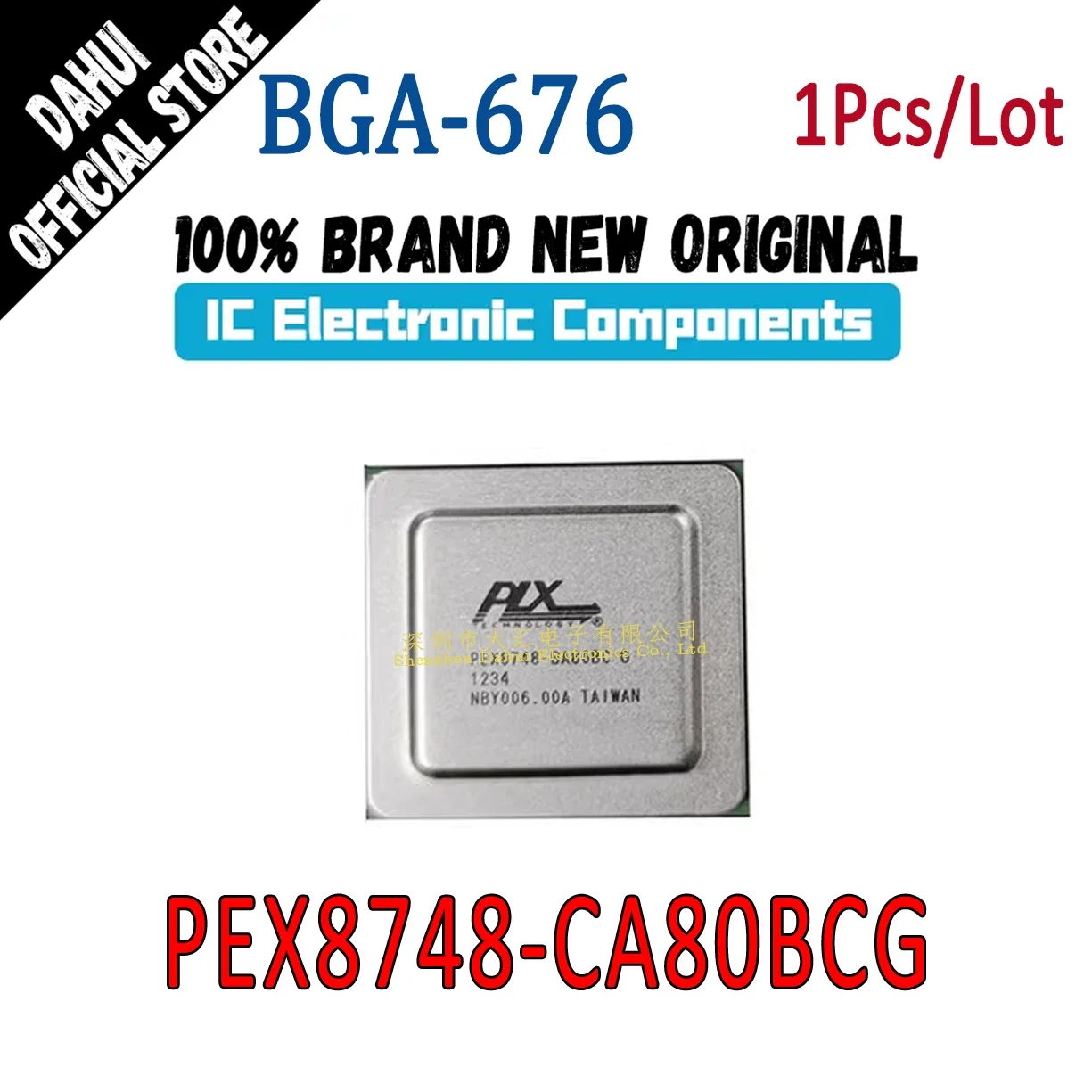 PEX8748-CA80BC G PEX8748 PEX8748-CA80BCG BGA-676 chip IC new original