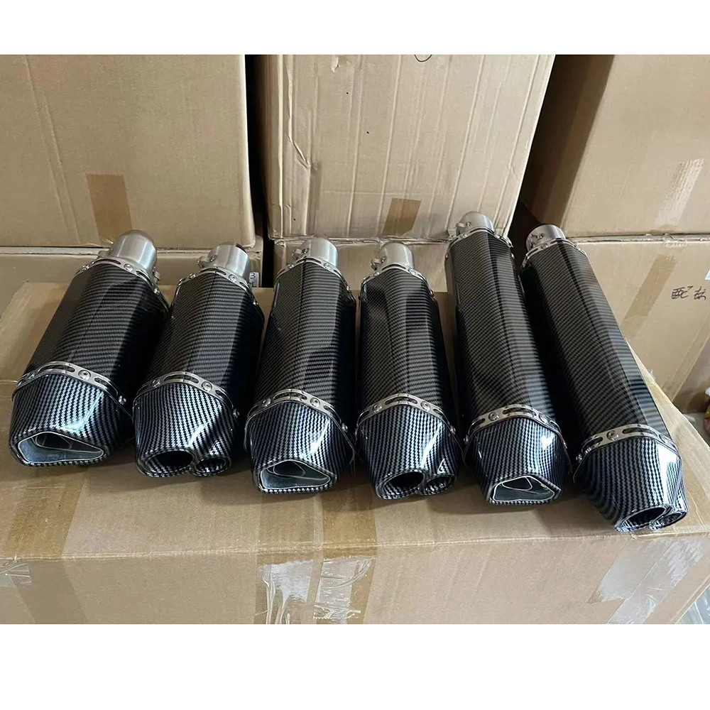 Hochwertiger Universeller 51mm Performance-Auspuff für Motorräder, Schalldämpfer zum Fabrikpreis, 310mm 370mm 470mm 570mm – Detail 24