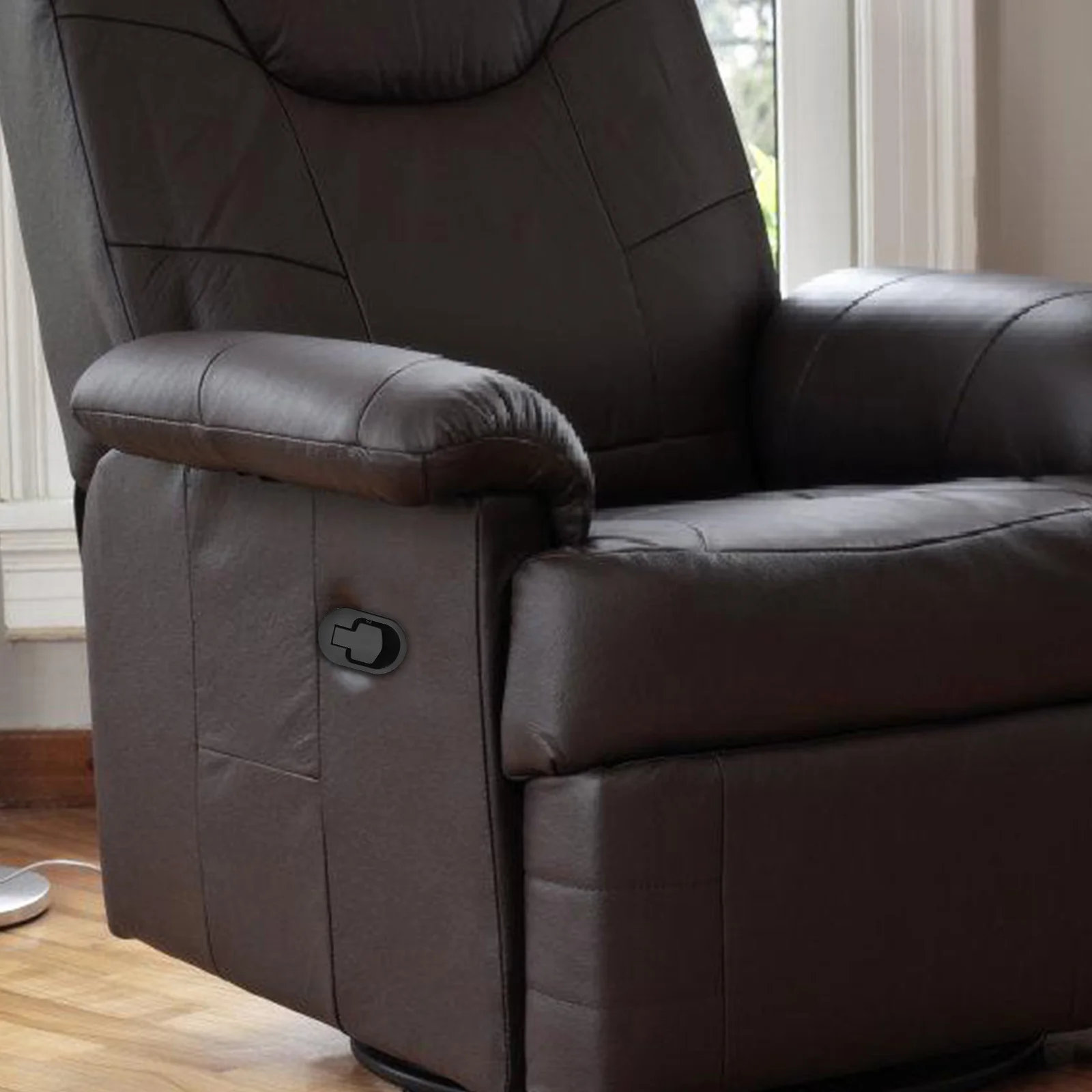 

2pcs Universal Recliner Release Pull Handle Replacement Sofa Chair Hardware Parts For Massage Chairs Electric Recliners