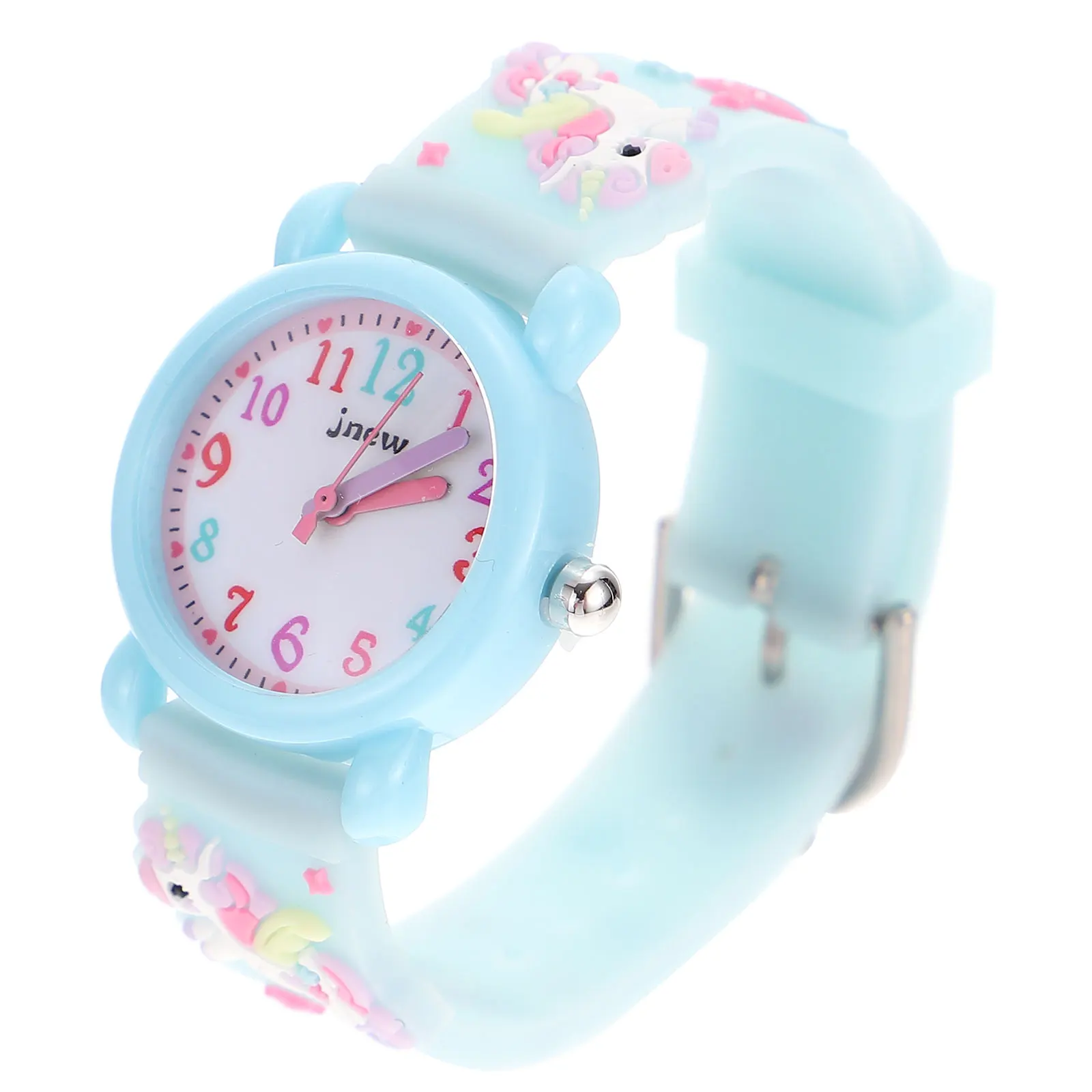 

3D Cartoon Watches Waterproof Child Watch Girls Ages 8-10 Unicorn Kids Watch Strap Safe Durable Christmas Gifts