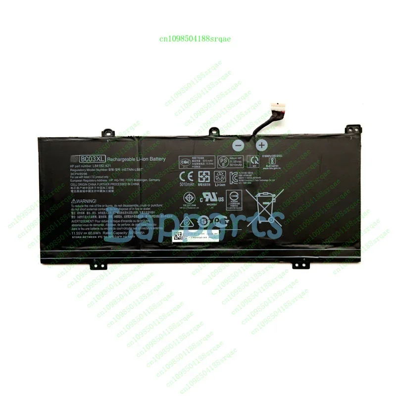 

New genuine bc03xl battery for HP Pro C640 Chromebook hstnn-lb8t l84182-422"% Test"