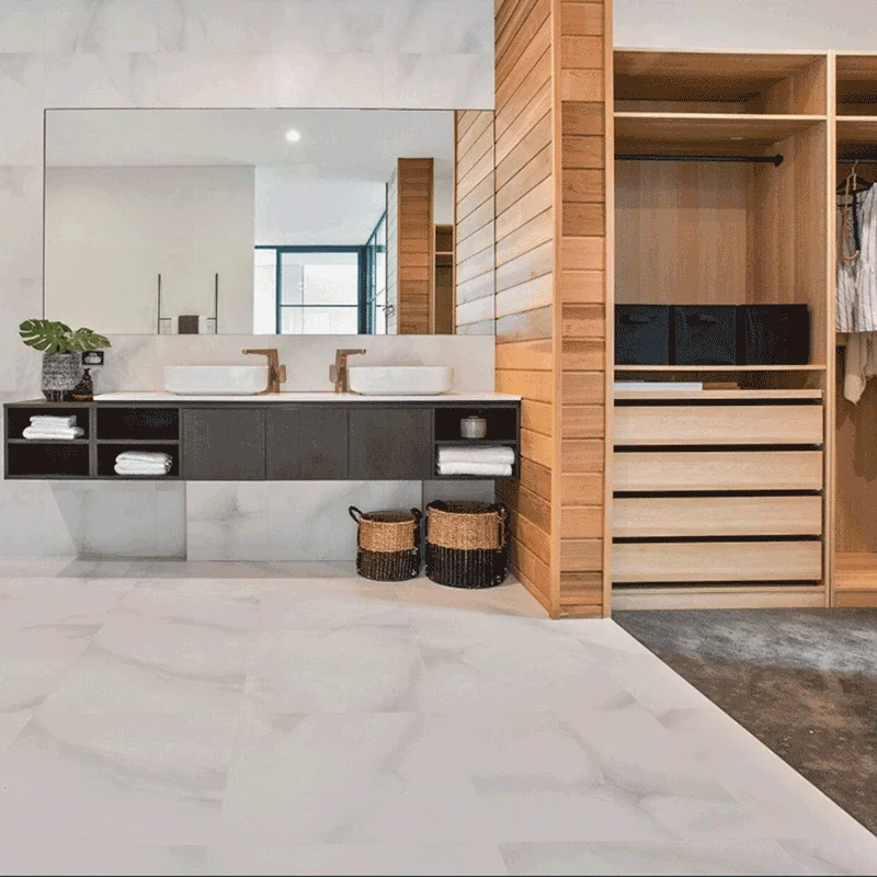 Italian Smart Bathroom Vanity Set with Cabinet Mirror Wash Basin Toilet Sink for Hotel Bathroom