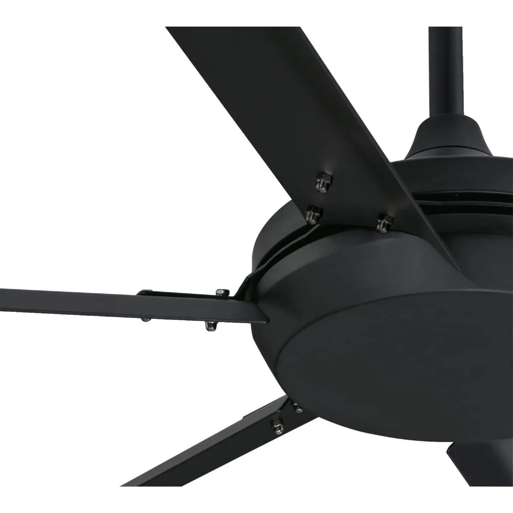 7224800 Widespan Industrial Ceiling Fan with Remote, 100 Inch, Matte Black