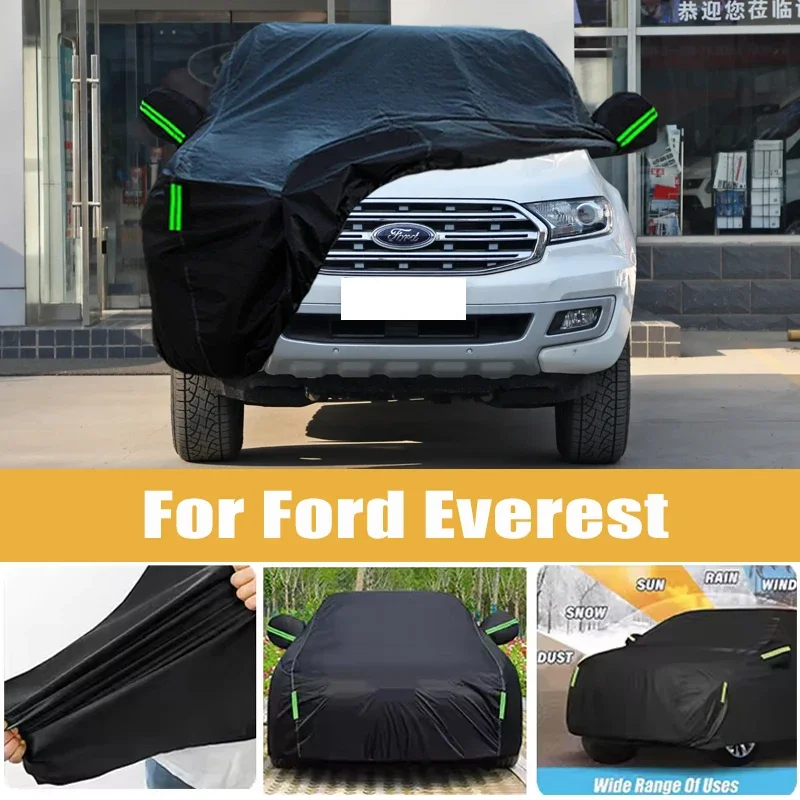 

For Ford Everest Full Car Cover Four Seasons Outdoor Sun Anti UV Rain Snow Dust Protection Oxford Cloth Accessories