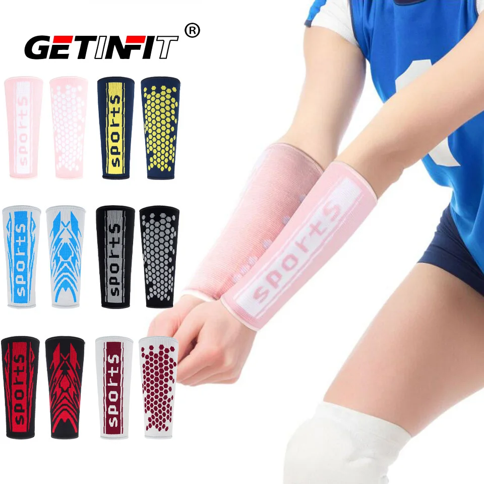 1Pcs Arm Guard Volleyball Sport Polyester Material Wristbands Protector Sleeve Hand Band Sweat Wrist Support Brace Wrap Armguard